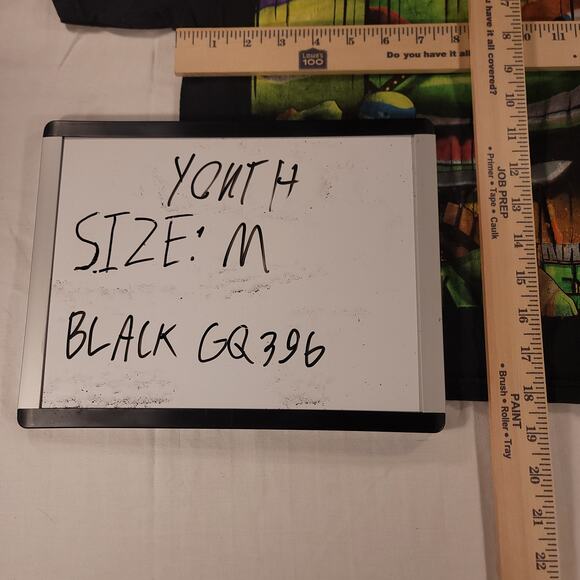 Teenage Mutatn Ninja Turtles Graphic Short Sleeve Shirt Youth Boys Size M Black - Picture 7 of 9